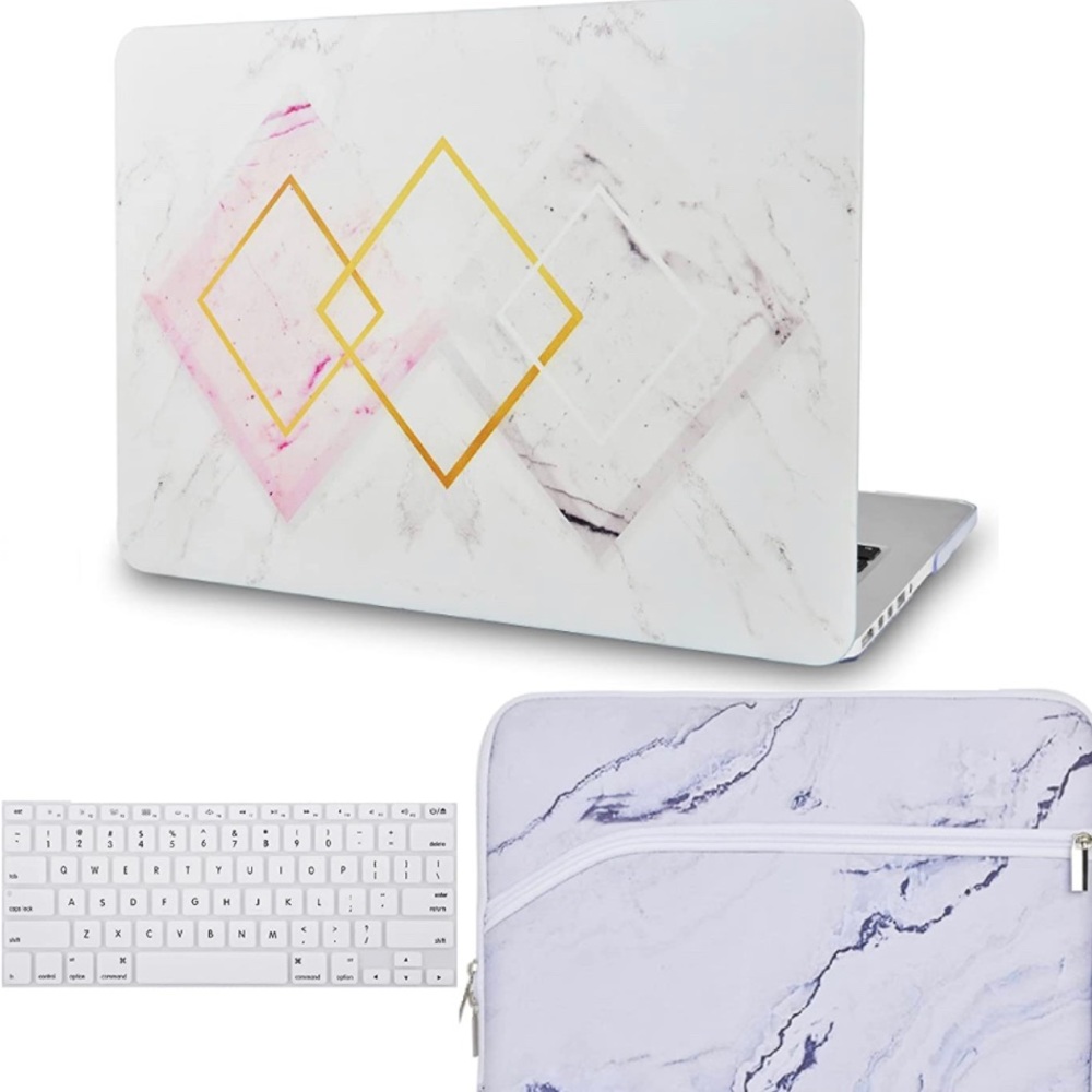 COMPATIBLE with MacBook Air 13” Touch ID Plastic Hard Shell/Sleeve/Keyboard